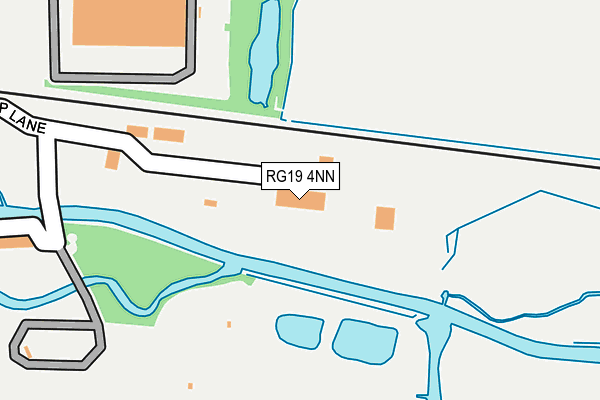 RG19 4NN map - OS OpenMap – Local (Ordnance Survey)