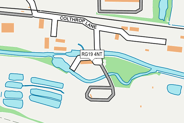RG19 4NT map - OS OpenMap – Local (Ordnance Survey)