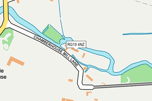 RG19 4NZ map - OS OpenMap – Local (Ordnance Survey)