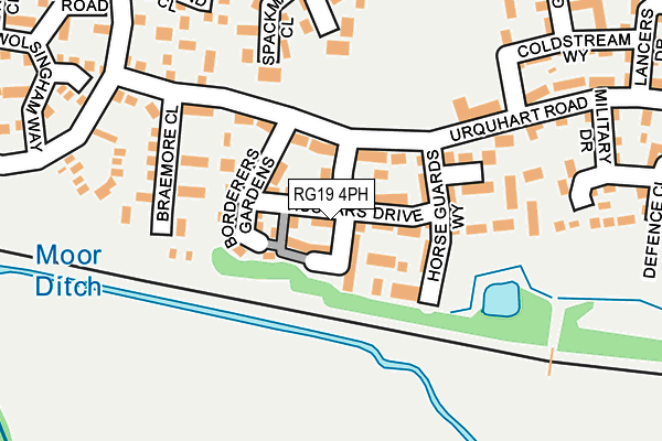RG19 4PH map - OS OpenMap – Local (Ordnance Survey)