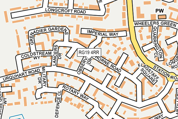 RG19 4RR map - OS OpenMap – Local (Ordnance Survey)