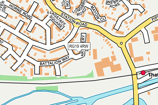 RG19 4RW map - OS OpenMap – Local (Ordnance Survey)