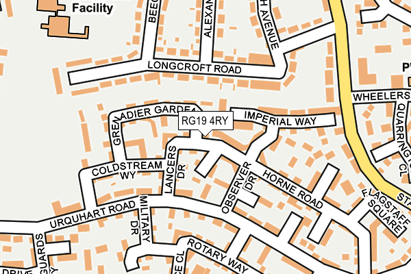 RG19 4RY map - OS OpenMap – Local (Ordnance Survey)