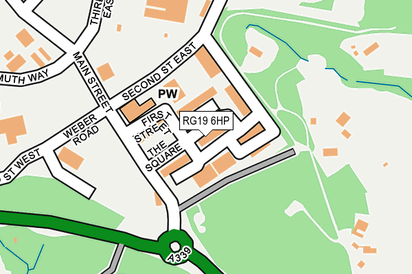 RG19 6HP map - OS OpenMap – Local (Ordnance Survey)