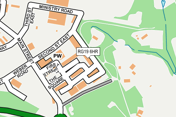 RG19 6HR map - OS OpenMap – Local (Ordnance Survey)