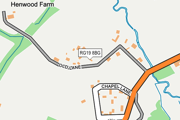 Map of MARK OGLESBY LIMITED at local scale
