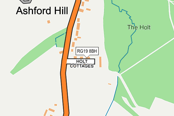 RG19 8BH map - OS OpenMap – Local (Ordnance Survey)