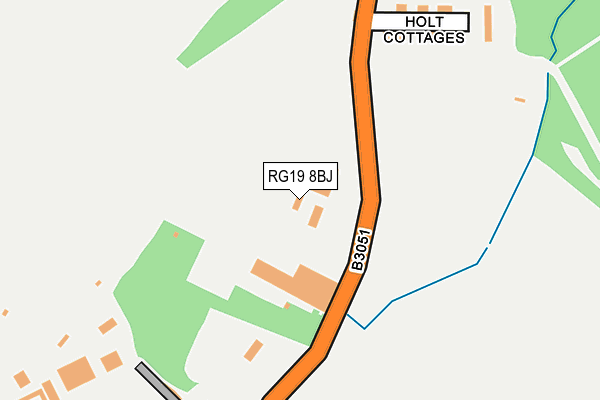 RG19 8BJ map - OS OpenMap – Local (Ordnance Survey)