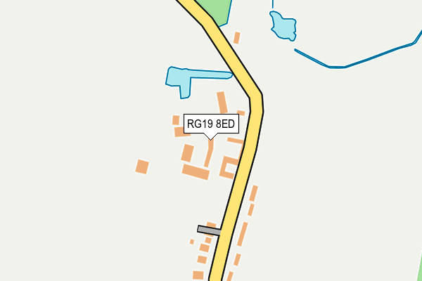 RG19 8ED map - OS OpenMap – Local (Ordnance Survey)