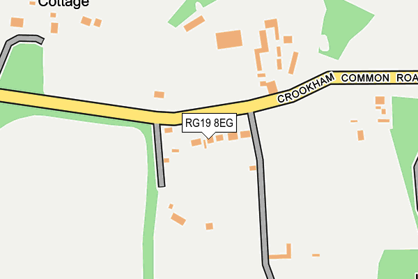 RG19 8EG map - OS OpenMap – Local (Ordnance Survey)
