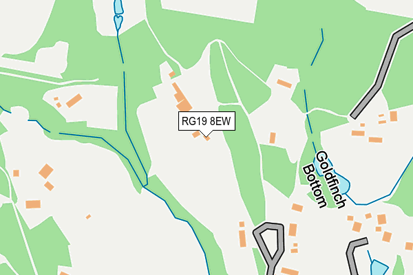 RG19 8EW map - OS OpenMap – Local (Ordnance Survey)