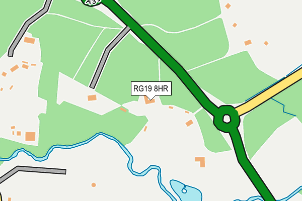 RG19 8HR map - OS OpenMap – Local (Ordnance Survey)