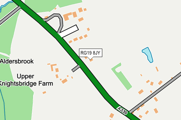 RG19 8JY map - OS OpenMap – Local (Ordnance Survey)