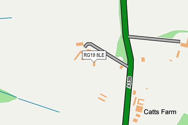 RG19 8LE map - OS OpenMap – Local (Ordnance Survey)