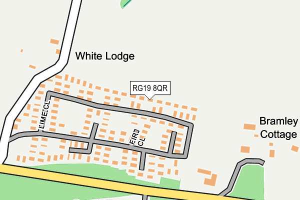 RG19 8QR map - OS OpenMap – Local (Ordnance Survey)