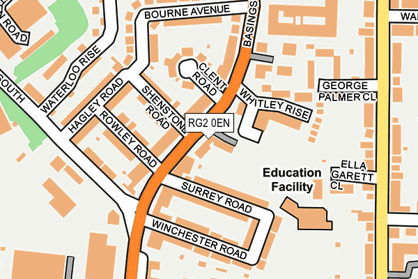 RG2 0EN map - OS OpenMap – Local (Ordnance Survey)
