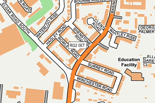 RG2 0ET map - OS OpenMap – Local (Ordnance Survey)