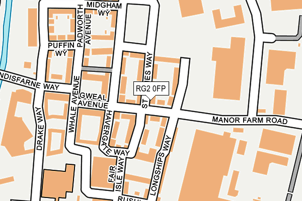 RG2 0FP map - OS OpenMap – Local (Ordnance Survey)