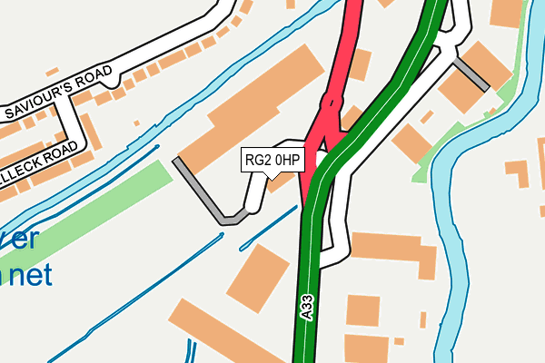 RG2 0HP map - OS OpenMap – Local (Ordnance Survey)