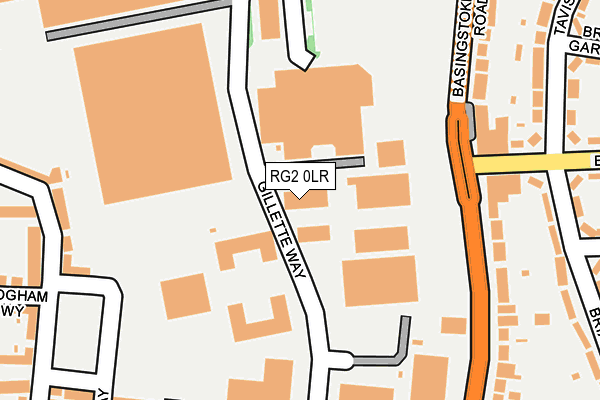 RG2 0LR map - OS OpenMap – Local (Ordnance Survey)