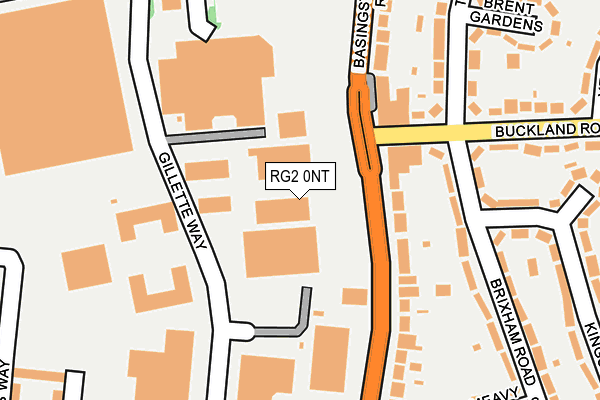 RG2 0NT map - OS OpenMap – Local (Ordnance Survey)