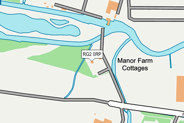 RG2 0RP map - OS OpenMap – Local (Ordnance Survey)