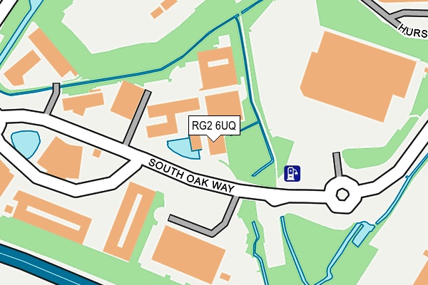 RG2 6UQ map - OS OpenMap – Local (Ordnance Survey)