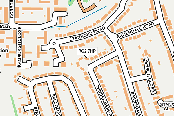 RG2 7HP map - OS OpenMap – Local (Ordnance Survey)