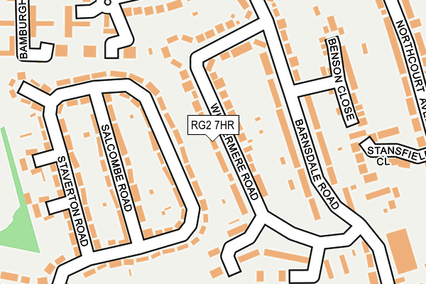 RG2 7HR map - OS OpenMap – Local (Ordnance Survey)