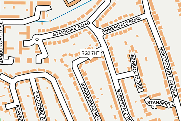RG2 7HT map - OS OpenMap – Local (Ordnance Survey)
