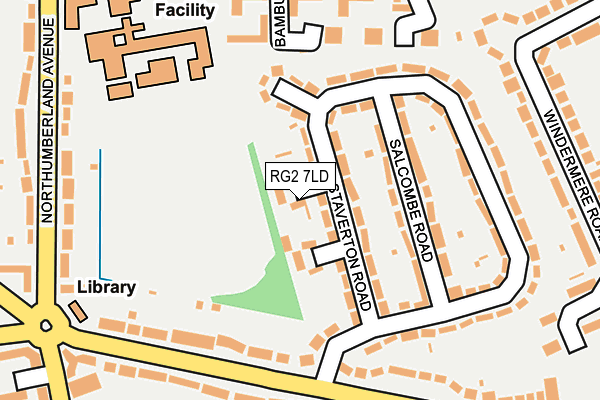 RG2 7LD map - OS OpenMap – Local (Ordnance Survey)