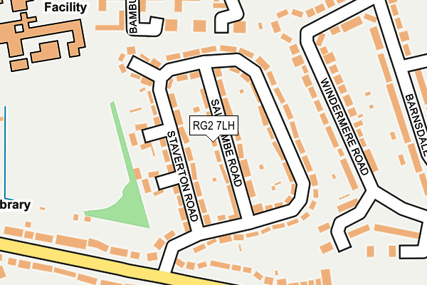 RG2 7LH map - OS OpenMap – Local (Ordnance Survey)