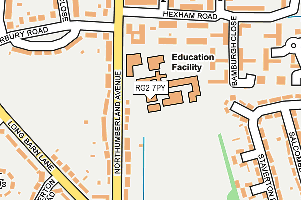 RG2 7PY map - OS OpenMap – Local (Ordnance Survey)