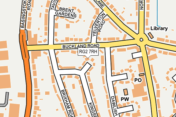 RG2 7RH map - OS OpenMap – Local (Ordnance Survey)