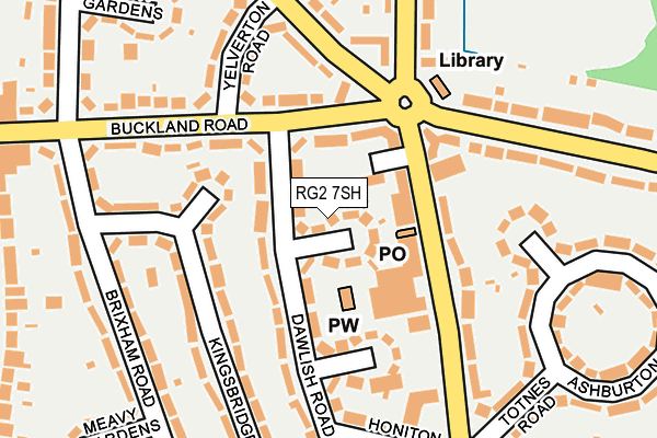 RG2 7SH map - OS OpenMap – Local (Ordnance Survey)