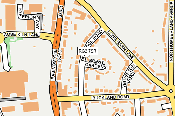 RG2 7SR map - OS OpenMap – Local (Ordnance Survey)