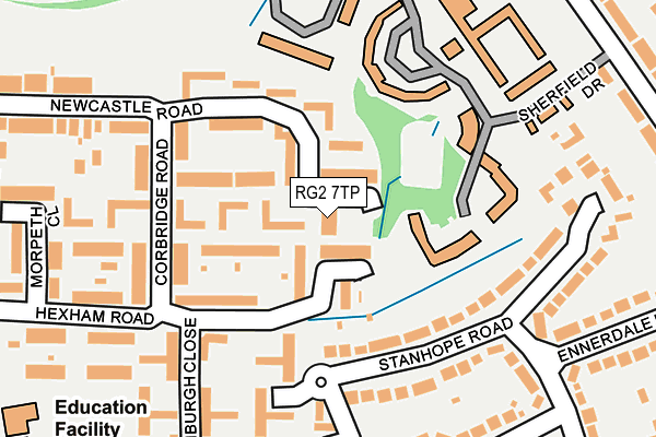 RG2 7TP map - OS OpenMap – Local (Ordnance Survey)