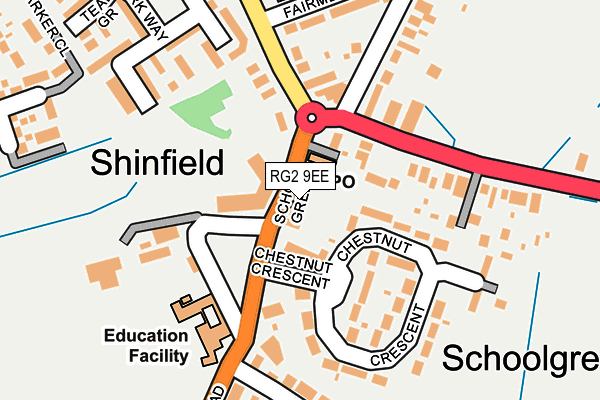 Map of SHIN BARBERS LTD at local scale