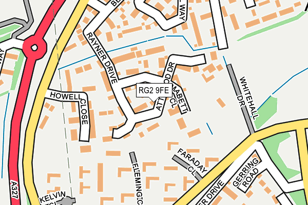 RG2 9FE map - OS OpenMap – Local (Ordnance Survey)