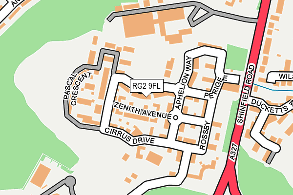RG2 9FL map - OS OpenMap – Local (Ordnance Survey)