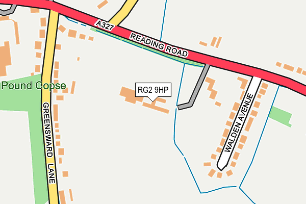 RG2 9HP map - OS OpenMap – Local (Ordnance Survey)