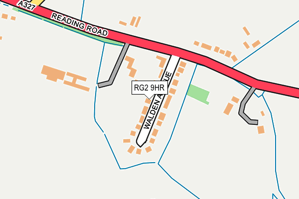 RG2 9HR map - OS OpenMap – Local (Ordnance Survey)