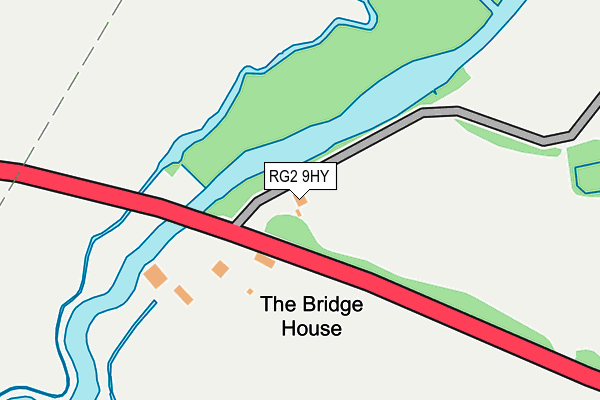 RG2 9HY map - OS OpenMap – Local (Ordnance Survey)
