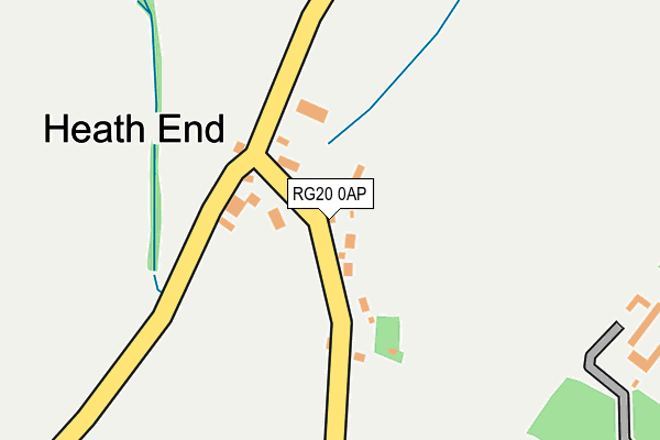 RG20 0AP map - OS OpenMap – Local (Ordnance Survey)