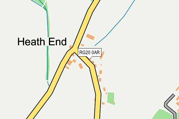 RG20 0AR map - OS OpenMap – Local (Ordnance Survey)