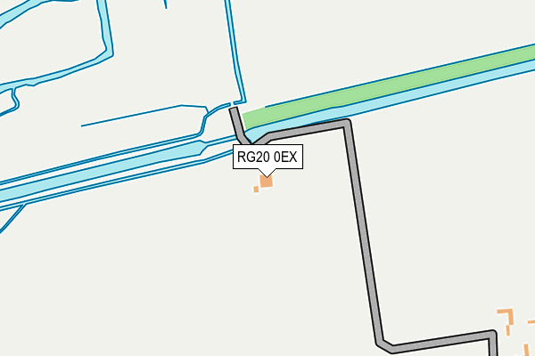 RG20 0EX map - OS OpenMap – Local (Ordnance Survey)