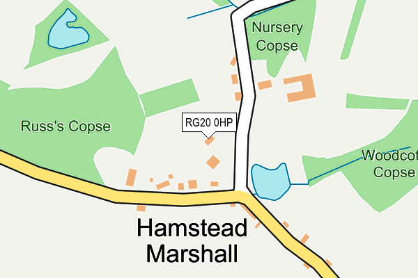 RG20 0HP map - OS OpenMap – Local (Ordnance Survey)