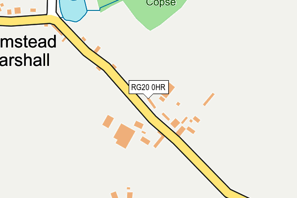 RG20 0HR map - OS OpenMap – Local (Ordnance Survey)