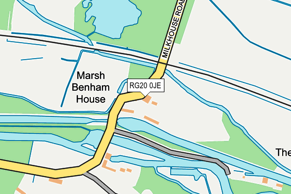 RG20 0JE map - OS OpenMap – Local (Ordnance Survey)