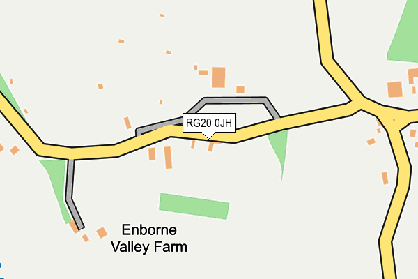 RG20 0JH map - OS OpenMap – Local (Ordnance Survey)